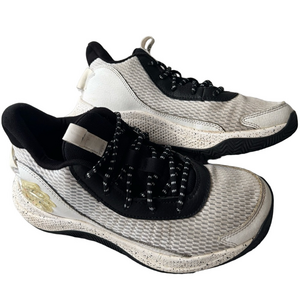 Under Armour Curry Stylish Men 8.5 Black White Sneakers Basketball Running Shoes